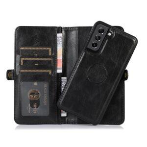 Zleep Smooth 2-1 Wallet Case - Samsung Galaxy S21 FE Svart