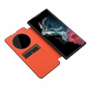 Floveme Effektiv Smooth Smart Case - Samsung Galaxy S23 Orange