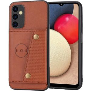 Floveme Luksus PC Læder Retro Flip Wallet Case til Galaxy A54 5G Light brown