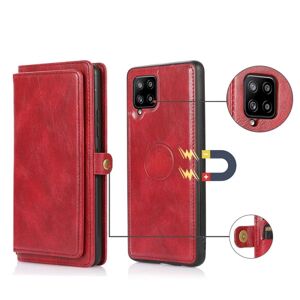 Floveme Gennemtænkt 2-1 Wallet cover - Samsung Galaxy A42 Röd