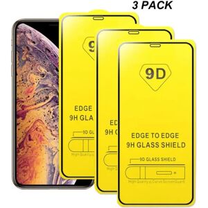 3-PAK-9D skærmbeskytter Samsung Galaxy A52s - 5G hærdet glas (6,5 tommer)