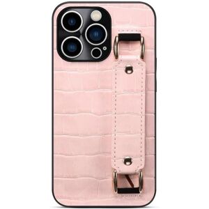 A-One Brand iPhone 14 Pro Max Cover Kortholder Krokodille - Pink