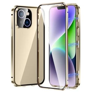 A-One Brand iPhone 14 Plus Cover Metal Magnetic - Guld