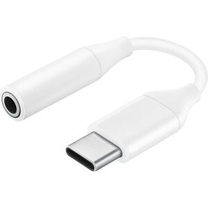 Samsung 3,5 mm mini jack til USB-C Hovedtelefonadapter - Hvid