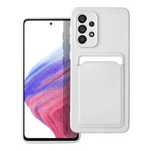 Galaxy A33 5G Cover Forcell Kortholder Blød Plast Hvid