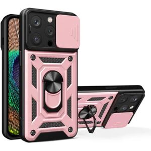 A-One Brand iPhone 14 Pro Max Cover med Ring Holder Hybrid Armor Camshield -