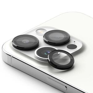 Ringke iPhone 15 Pro Max Kamera Lens Cover i Hærdet Glas - Sort