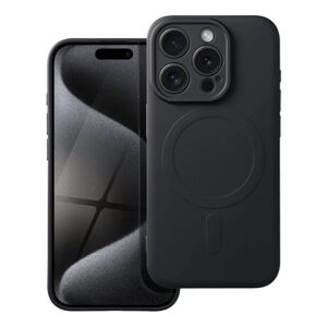 A-One Brand iPhone 15 Pro Max Mobilskal Magsafe Silikon - Sort