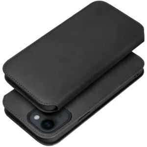 A-One Brand Galaxy A25 Wallet Case Dual Pocket - Sort