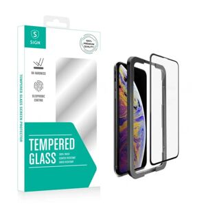 SiGN iPhone 14/13/13 Pro Skærmbeskytter i hærdet glas + monteringsramme
