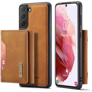 DG.MING Galaxy S23 Pung Etui Aftagelig M2 2in1 - Brun