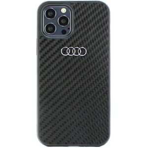 Audi iPhone 12/12 Pro Mobilcover Carbon Fiber - Sort