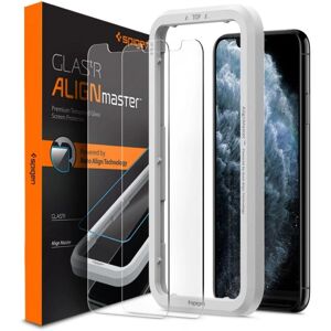 SPIGEN Hærdet Glas Skærmbeskytter Alm.Tr Slim 2-Pack iPhone 11