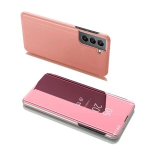 A-One Brand Galaxy S22 Plus mobiltaske Clear View - Pink