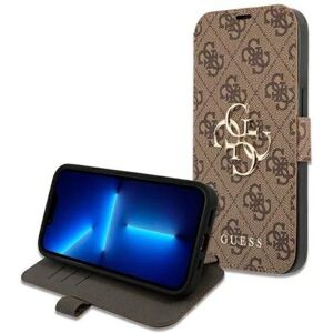 Guess 4G Big Metal Logo Cover iPhone 13 Pro Max - Brun Brown