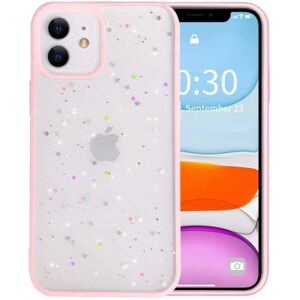 A-One Brand Bling Star Glitter Cover til iPhone 12 Pro Max - Pink Pink