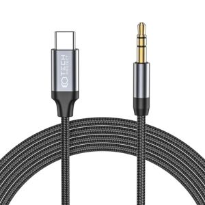 Tech-Protect USB-C til Aux Mini (3,5 mm) Kabel 120 cm Sort