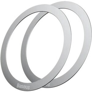 Baseus Halo MagSafe Magnetring 2 Stk - Sølv