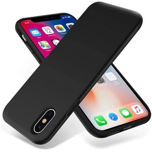 iPhone X/XS Skal - Silikon Svart Rvelon Black