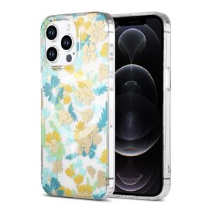 G-SP iPhone 12 Pro Max Mobilskal MagSafe - Blommor Turkos