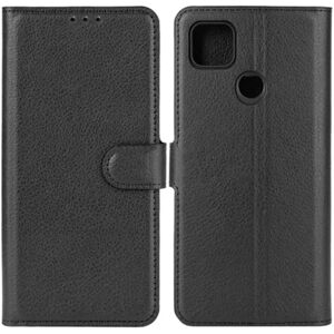 G-SP Xiaomi Redmi 9C NFC Plånboksfodral med Stativ - Svart Black