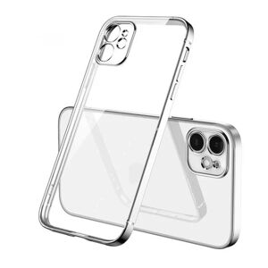 G-Sp iPhone 12 Mobilskal med Kameraskydd - Silver/transparent Silver