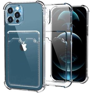 G-SP iPhone 11 Pro Max Stöttåligt Skal med Korthållare - Transparent Transparent