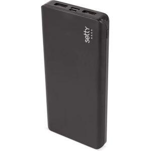 Setty Powerbank 10000mAh Svart