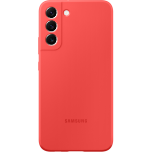 Samsung Galaxy S22+ Silicone Cover, Glowred