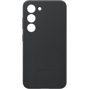 Samsung Galaxy S23 Leather Case, Black