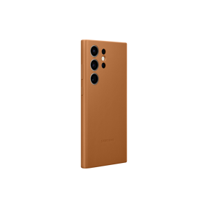 Samsung Galaxy S23 Ultra Leather Case, Camel