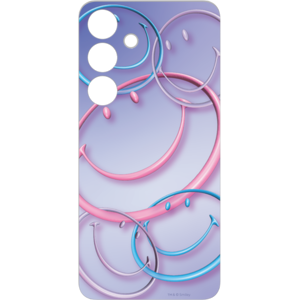 Samsung Smiley® Flipsuit-kort til Galaxy S24, Mirror Purple