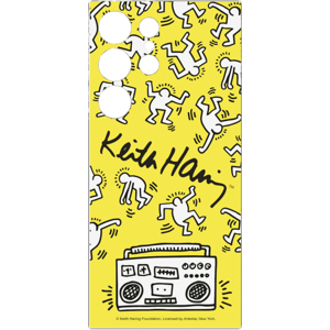 Samsung Keith Harring Flipsuit-kort til Galaxy S24 Ultra, Yellow