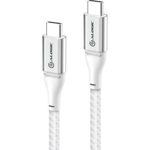 Alogic Ladekabel Usb-C Til Usb-C, Sølv, 0,3 Meter