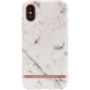 Richmond & Finch Richmond And Finch White Marble - Rose iPhone X/Xs Cover