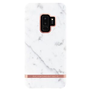 Richmond & Finch Richmond And Finch White Marble - Rose Samsung S9 PLUS Cover (U)