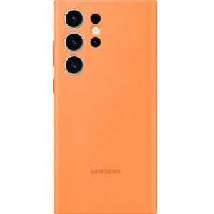 Samsung Galaxy S23 Ultra Silikonecover Beskyttelsesetui, Orange.