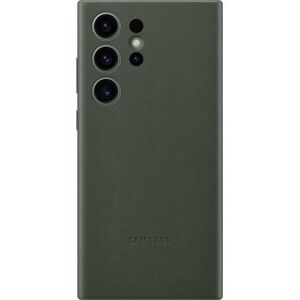 Samsung Galaxy S23 Ultra Lædercover Beskyttelsesetui, Grøn