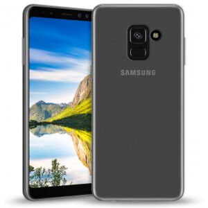 Wave Bølge Silikone Cover, Samsung Galaxy A8 (2018), Gennemsigtig