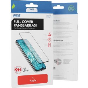 Wave Full Cover Beskyttelsesglas, Iphone 15 Plus, Sort Ramme