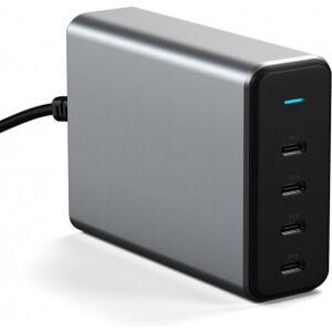 Satechi 165w Gan Pd Oplader 4-Port Usb-C Strømforsyning