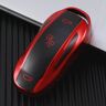 TPU Car Key Case Cover til Tesla Model 3 Model X Model S Model Y Taske Smart Keys Protector red for model s