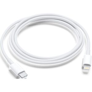 Apple Cable de USB-C a Lightning, iPhone, iPad o iPod, Thunderbolt 3 (USB-C), 2 metros, Blanco