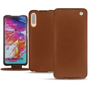 Noreve Funda de piel Samsung Galaxy A70 Perpétuelle Marron