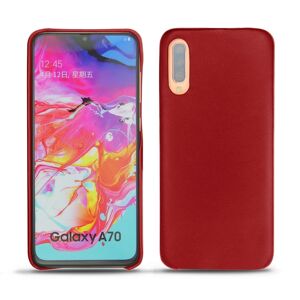 Noreve Funda de piel Samsung Galaxy A70 Perpétuelle Rouge