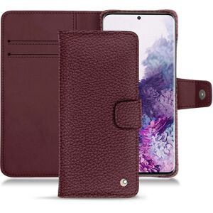 Noreve Funda de piel Samsung Galaxy S20 Ambition Lie de vin