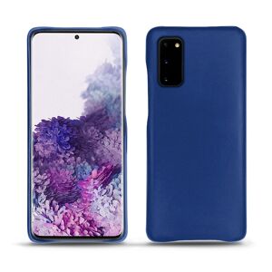 Noreve Funda de piel Samsung Galaxy S20 Perpétuelle Bleu océan