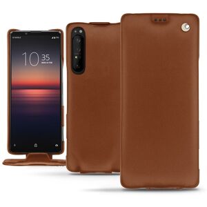 Noreve Funda de piel Sony Xperia 1 II Perpétuelle Marron