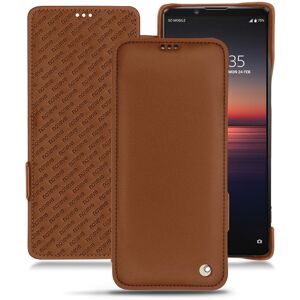 Noreve Funda de piel Sony Xperia 1 II Perpétuelle Marron