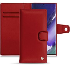 Noreve Funda de piel Samsung Galaxy Note20 Ultra Perpétuelle Rouge